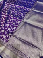 Handwoven Pure Banarasi Mashru Satin Silk Saree