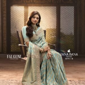 Luxury Pastel Saree with Rich Embroidery for Wedding & Festive Wear