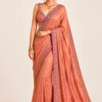 Pure tissue kanjivarm silk saree with fully handwork & stitched blouse !