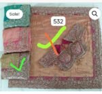 Designer luxury bridal silk sare bye with readymade heavy hand embroidery blouse - Image 2